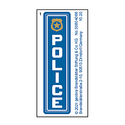 30804066_sparepart/Etikett 70568 "Polizei: Flucht aus dem G